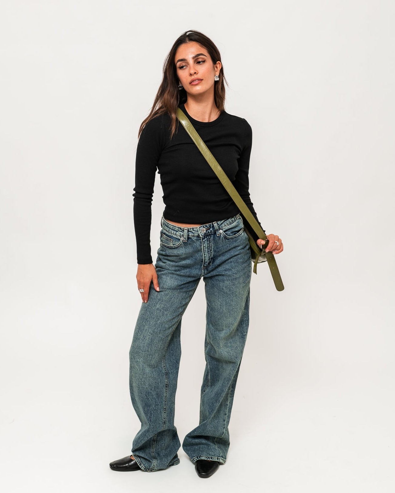 VMTESSA Wide Jeans - Medium Blue Tinted Denim